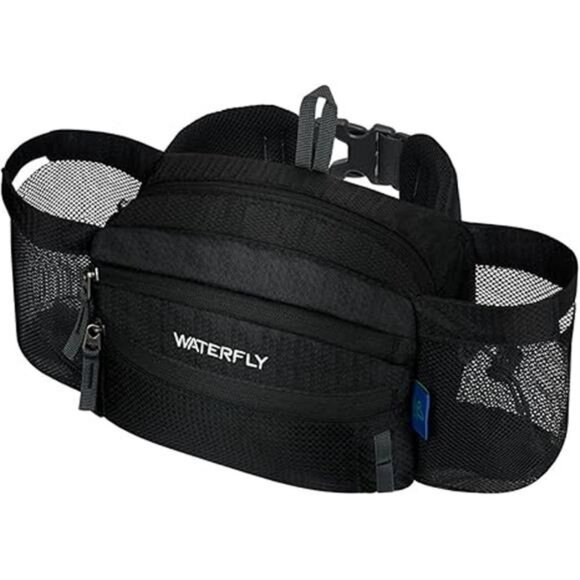 Fanny Pack Waist Bag: Waist Pack for Women Men with Two Water Bottle Holder - Picture 7 of 7